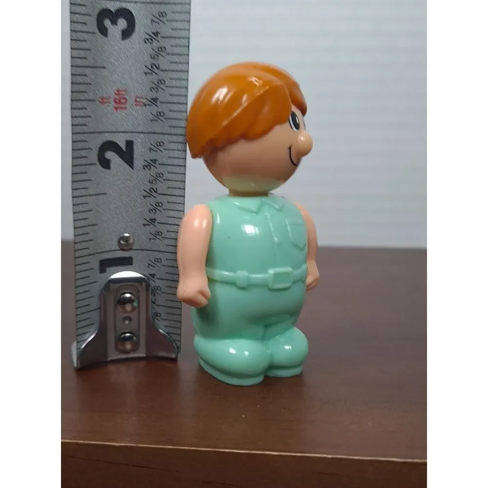 Vintage - Happy Folks Blue Box/ My Happy‎ Town -Boy Figure - -1980's